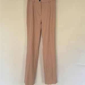 Dolce & Gabbana Light Pink Straight Leg Trouser Pants